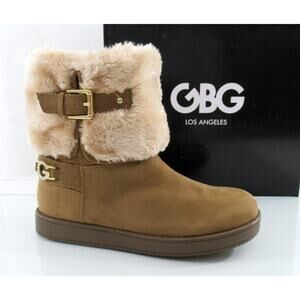 GBG Los Angeles G by Guess Aleya Cold Weather Winter Boot Light Natural